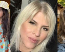 Menekşe Kankavi 23 Nisan coşkusunu yeğenleri Ivy Tua Kankavi ve Sevim Alina Kankavi ile kutladı