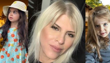 Menekşe Kankavi 23 Nisan coşkusunu yeğenleri Ivy Tua Kankavi ve Sevim Alina Kankavi ile kutladı