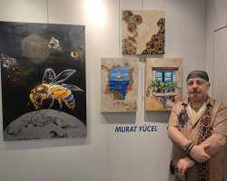Murat Yücel eserlerini ArtContact Uluslararası Çağdaş Sanat Fuarı’nda sanatseverlerle buluşturdu