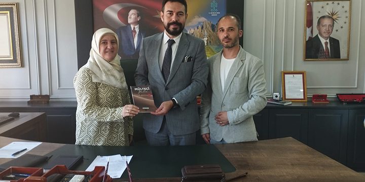 Yazar Saime Fındıkçı ve Mavi Kuş Medya Yayıncılıktan Osmaniye Protokolüne Ziyaret