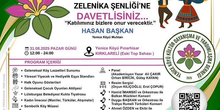 Yenice Köyü Zelenika Şenliği Düzenleniyor