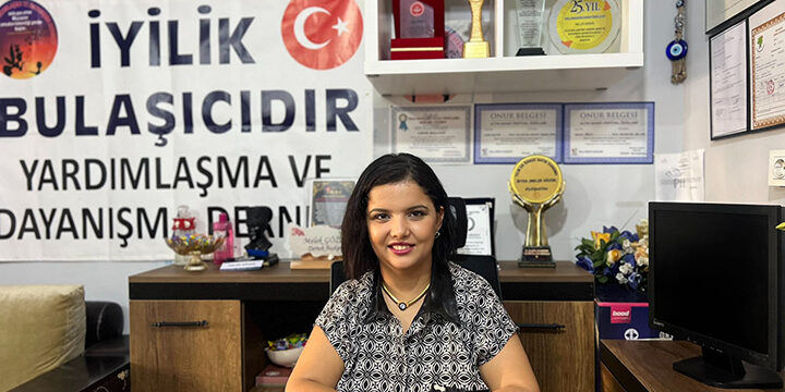 “İyilik Bulaşıcıdır” Derneği Başkanı Melek Gözen: ‘Bir çocuğun yüzündeki tebessüm bize yeter’