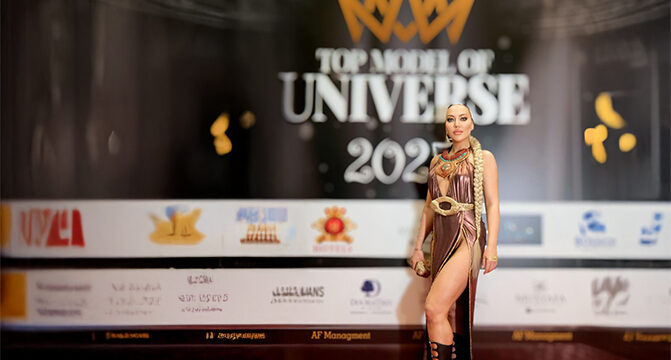 Esma Er “Top Model Of Universe” gecesinde güzelleri kıskandırdı