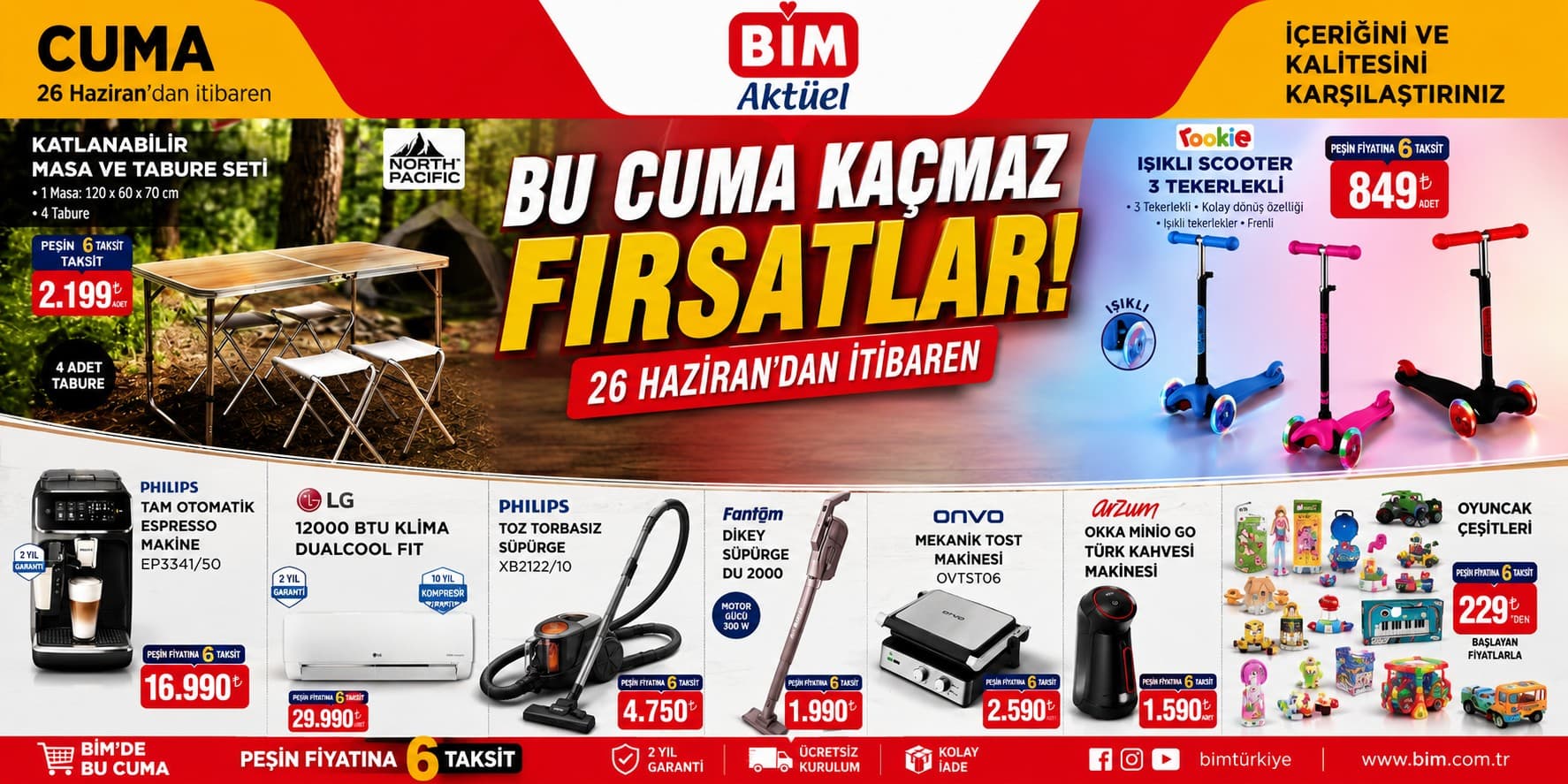 BİM 26 Haziran 2026 İndirim Kataloğu: Yazınızı Renklendirin ve Tatilin Tadını Çıkarın!